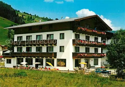 AK / Ansichtskarte Hinterglemm_Saalbach Pension Tannenberg  Hinterglemm_Saalbach