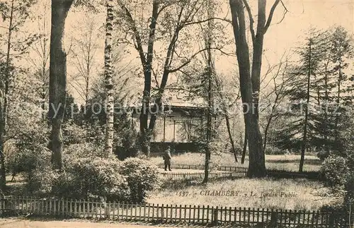 AK / Ansichtskarte Chambery_Savoie Jardin Public Chambery Savoie