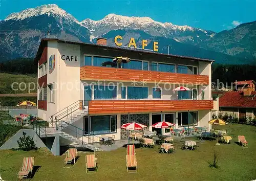 AK / Ansichtskarte Rum_Tirol Cafe Restaurant Sonnenheim Liegewiese Alpen Rum_Tirol