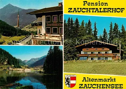 AK / Ansichtskarte Altenmarkt_Pongau Pension Zauchtalerhof Zauchensee Alpen Altenmarkt Pongau