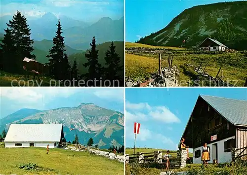 AK / Ansichtskarte St_Koloman Jausenstation Christl Alm Alpenpanorama St_Koloman