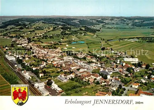 AK / Ansichtskarte Jennersdorf Fliegeraufnahme Jennersdorf