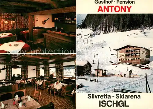 AK / Ansichtskarte Ischgl Gasthof Pension Antony  Ischgl