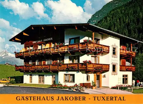 AK / Ansichtskarte Lanersbach G?stehaus Jakober  Lanersbach