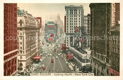 AK / Ansichtskarte New_York_City Times Square looking north New_York_City