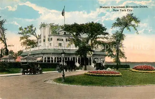 AK / Ansichtskarte New_York_City Claremont Restaurant Historic Claremont Riverside Drive New_York_City