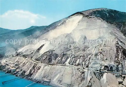 AK / Ansichtskarte Eolie Cave di pomice Bimssteinbruecke Fliegeraufnahme Eolie