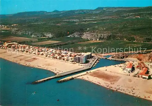 AK / Ansichtskarte Narbonne_Plage et Saint Pierre Le port nautique et la plage par avion Narbonne_Plage