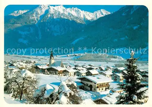 AK / Ansichtskarte Neukirchen_Grossvenediger Winterpanorama Wildkogelschigebiet Alpen Neukirchen Grossvenediger