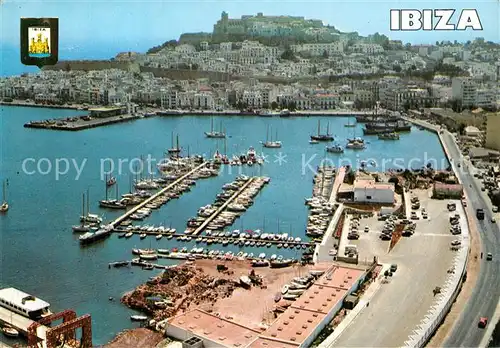 AK / Ansichtskarte Ibiza_Islas_Baleares Isla Blanca Puerto vista aerea Ibiza_Islas_Baleares