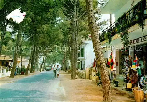 AK / Ansichtskarte Cala_Millor_Mallorca Promenade Souvenirladen Cala_Millor_Mallorca