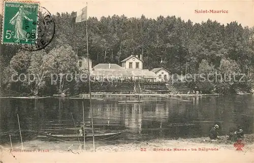 AK / Ansichtskarte Saint Maurice_Creteil Bords La Baignade Saint Maurice Creteil