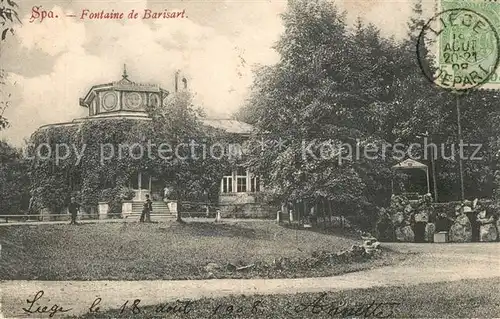 AK / Ansichtskarte Spa_Liege Fontaine de Barisart Spa_Liege