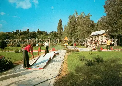 AK / Ansichtskarte Mohelnice Camping Morava Minigolf Mohelnice