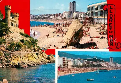 AK / Ansichtskarte Lloret_de_Mar Strand  Lloret_de_Mar