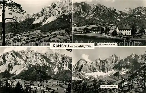 AK / Ansichtskarte Ramsau_Dachstein_Steiermark Sankt Rupert am Kulm Austria Huette Panorama Ramsau_Dachstein