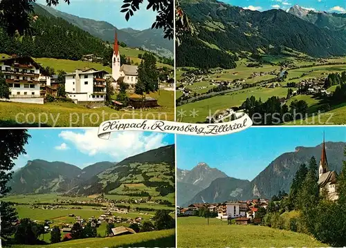 AK / Ansichtskarte Ramsberg_Zillertal Kirche Panorama Ramsberg_Zillertal