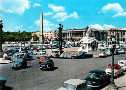 AK / Ansichtskarte Paris Place de la Concorde et Obelisque de Luxor Paris