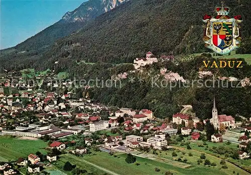 AK / Ansichtskarte Vaduz Fliegeraufnahme Vaduz