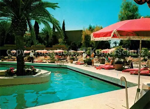 AK / Ansichtskarte Marrakech_Marrakesch Hotel Es Saadi Piscine Marrakech Marrakesch