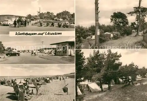 AK / Ansichtskarte Karlshagen Weg zum Strand Campingplatz Karlshagen