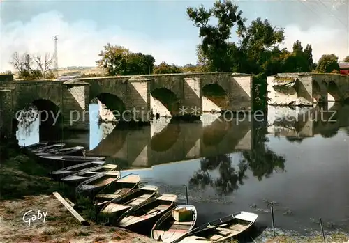 AK / Ansichtskarte Mantes sur Seine Le Vieux Pont sur la Seine Mantes sur Seine