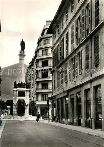 AK / Ansichtskarte Chambery_Savoie La rue De Boigne et les Elephants auf ond le Nivolet Chambery Savoie