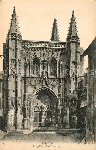 AK / Ansichtskarte Avignon_Vaucluse Eglise Saint Pierre Avignon Vaucluse