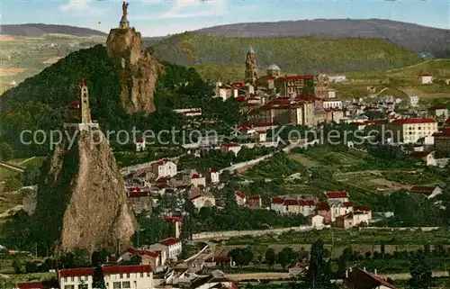 AK / Ansichtskarte Le_Puy en Velay Rochers Saint Michel et Corneille Le_Puy en Velay