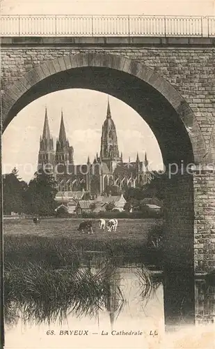 AK / Ansichtskarte Bayeux La Cathedrale Bayeux