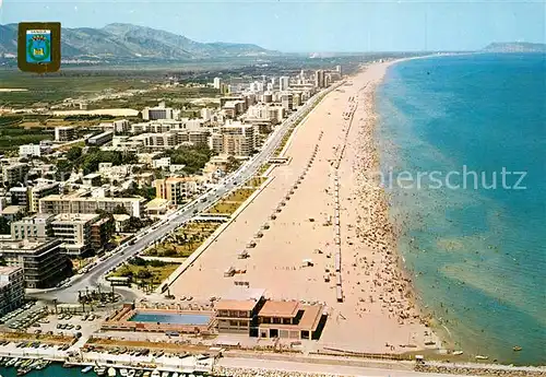 AK / Ansichtskarte Gandia Playa Vista aerea Gandia