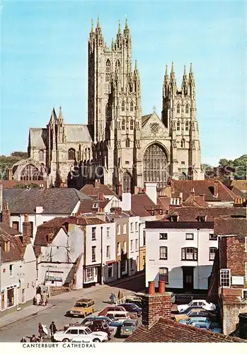 AK / Ansichtskarte Canterbury_Kent Cathedral from the Friars 