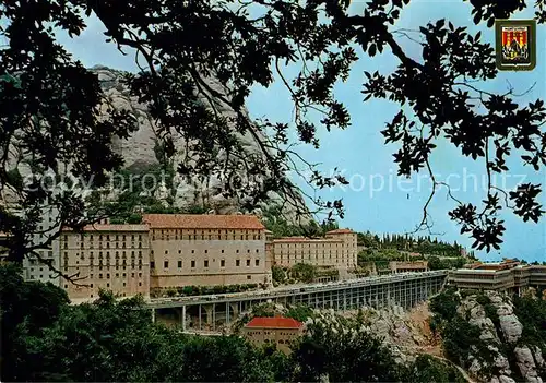 AK / Ansichtskarte Montserrat_Kloster Vista del Monasterio Montserrat_Kloster