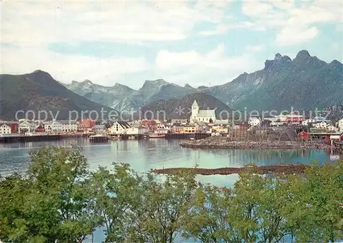 AK / Ansichtskarte Svolvær Panorama Svolvær