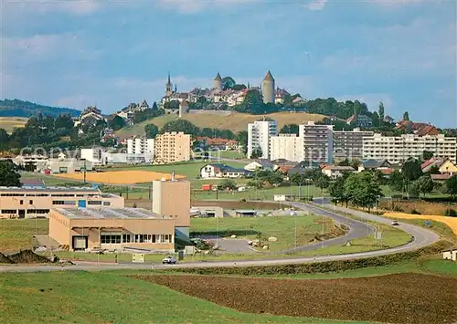 AK / Ansichtskarte Romont_FR avec les nouveaux quartiers Romont_FR