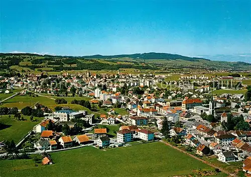 AK / Ansichtskarte Bulle_FR Vue aerienne Bulle_FR