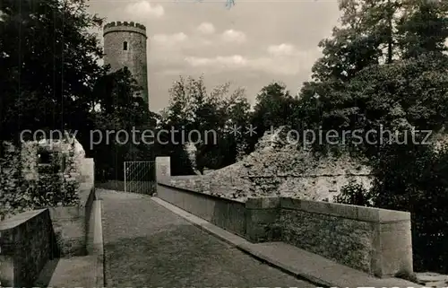 AK / Ansichtskarte Bielefeld Eingang zur Sparrenburg Turm Bielefeld