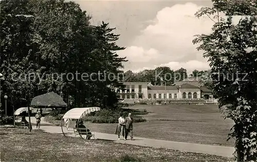 AK / Ansichtskarte Bad_Nauheim Kurpark mit Kurhaus Bad_Nauheim