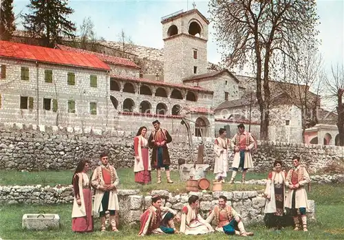 AK / Ansichtskarte Montenegro Montenegrinische Volkstracht Montenegro