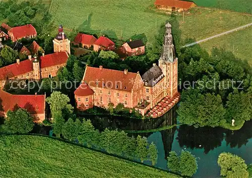 AK / Ansichtskarte Raesfeld Restaurant Schloss Raesfeld Fliegeraufnahme Raesfeld