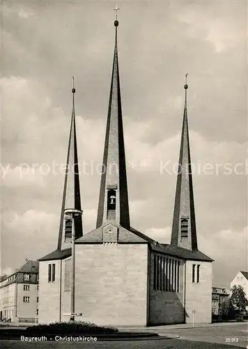 AK / Ansichtskarte Bayreuth Christuskirche Bayreuth