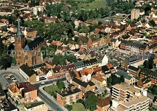 AK / Ansichtskarte Goch Stadtzentrum Fliegeraufnahme Goch