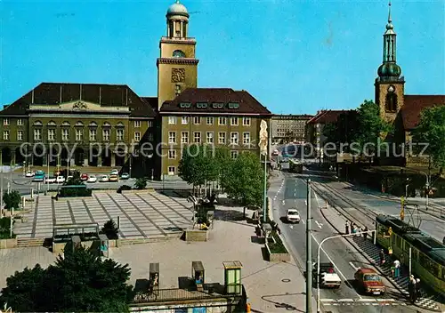 AK / Ansichtskarte Witten_Ruhr Rathausplatz Rathaus Johannis Kirche Witten Ruhr