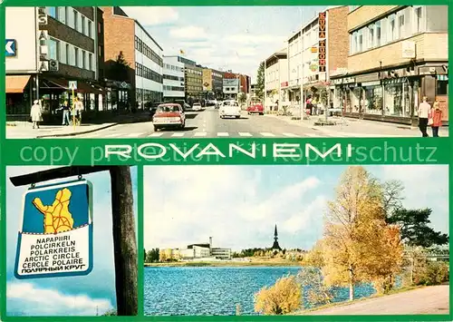 AK / Ansichtskarte Rovaniemi Seepartie Strasse Rovaniemi