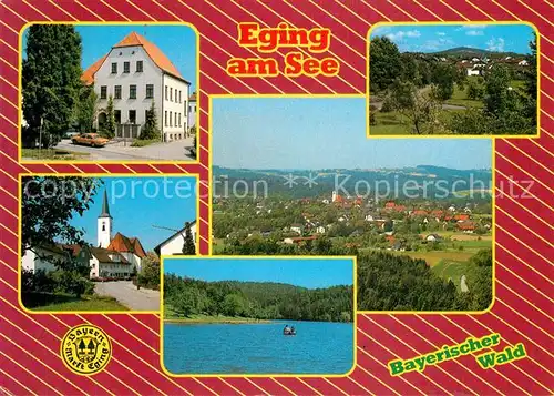 Eging_See Gasthof Kirche Panorama Seeblick Eging_See