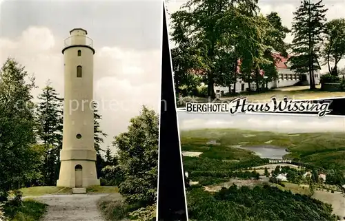 AK / Ansichtskarte Luedenscheid Homertturm Berghotel Haus Wissing Luedenscheid