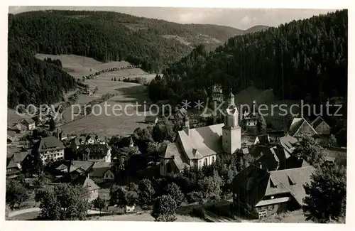 AK / Ansichtskarte Todtmoos Blick vom Scheibenfelsen Todtmoos