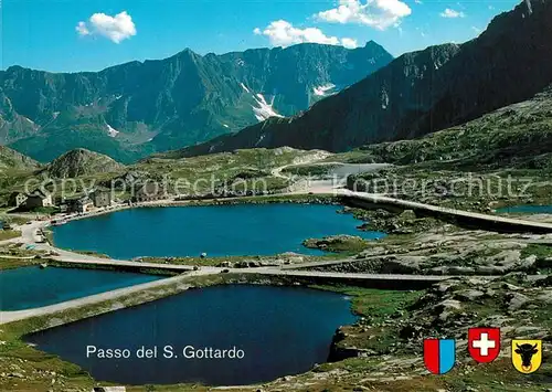 AK / Ansichtskarte San_Gottardo Fliegeraufnahme Gotthardpass San_Gottardo