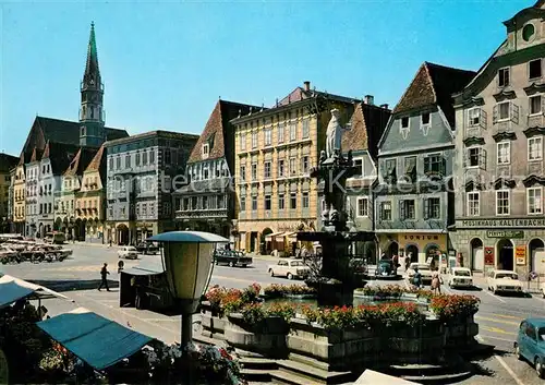 AK / Ansichtskarte Steyr_Enns_Oberoesterreich Stadtplatz Steyr_Enns