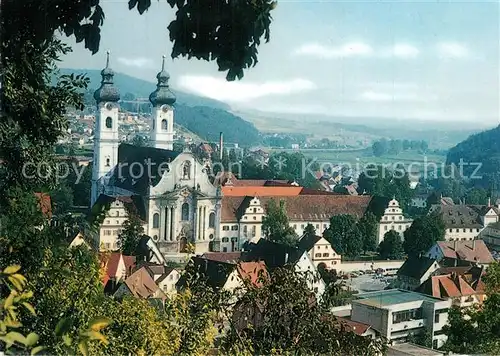 AK / Ansichtskarte Zwiefalten_Wuerttemberg Kirche Panorama Zwiefalten Wuerttemberg